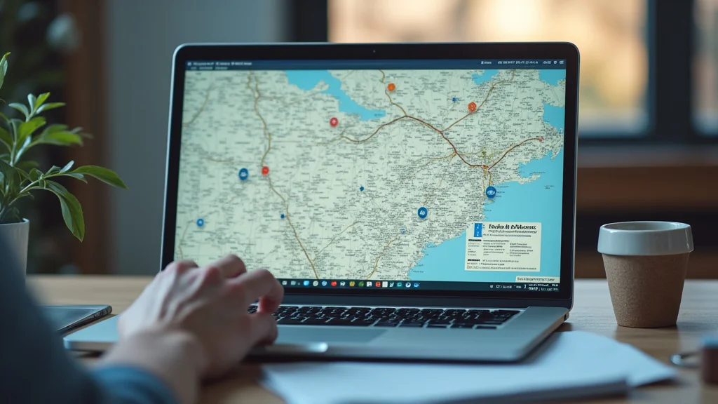 The image shows a person browsing various online course options for making money.