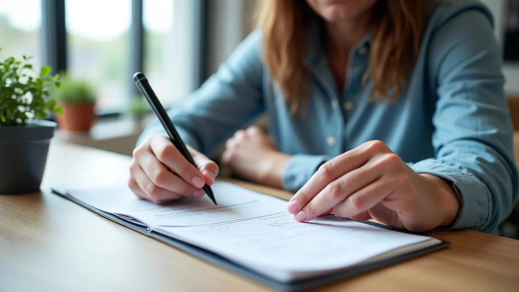 The image shows a person happily looking at a laptop screen filled with survey options for making money online.
