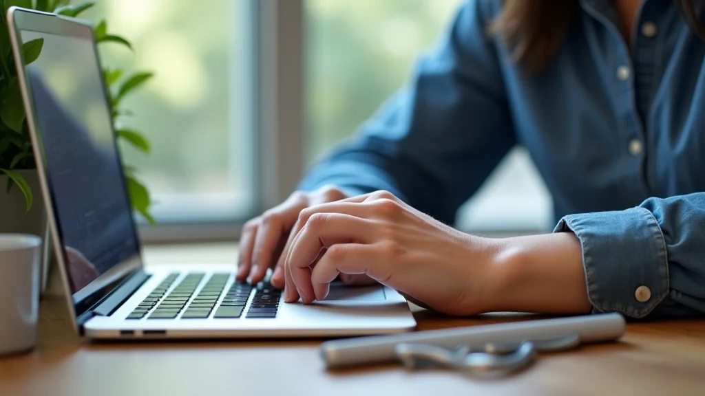 The image shows a person happily working on a laptop, representing easy ways to make money online now.