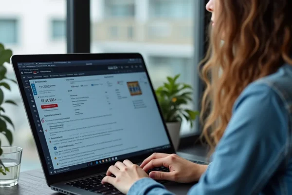 The image shows a person successfully working from home, illustrating opportunities to make money online today legitimately.