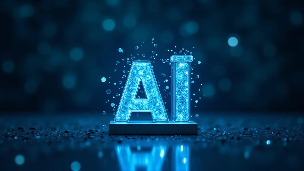 The image shows a person working on a laptop, illustrating opportunities to make money online today with AI.