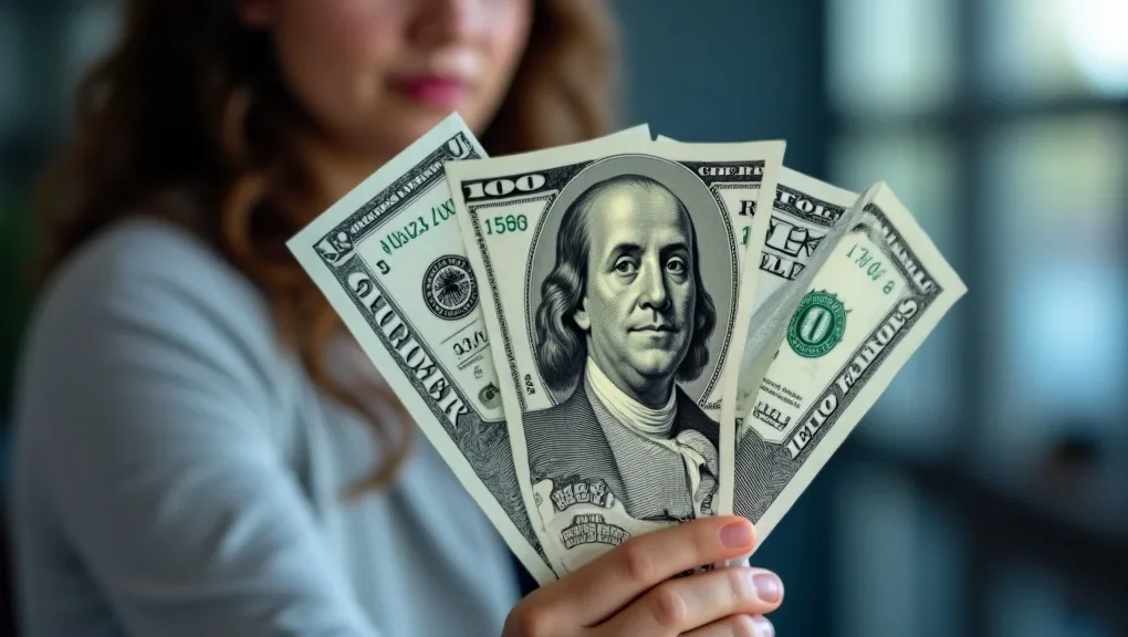 The image shows a person happily using a laptop, symbolizing ways to make money online without investment.